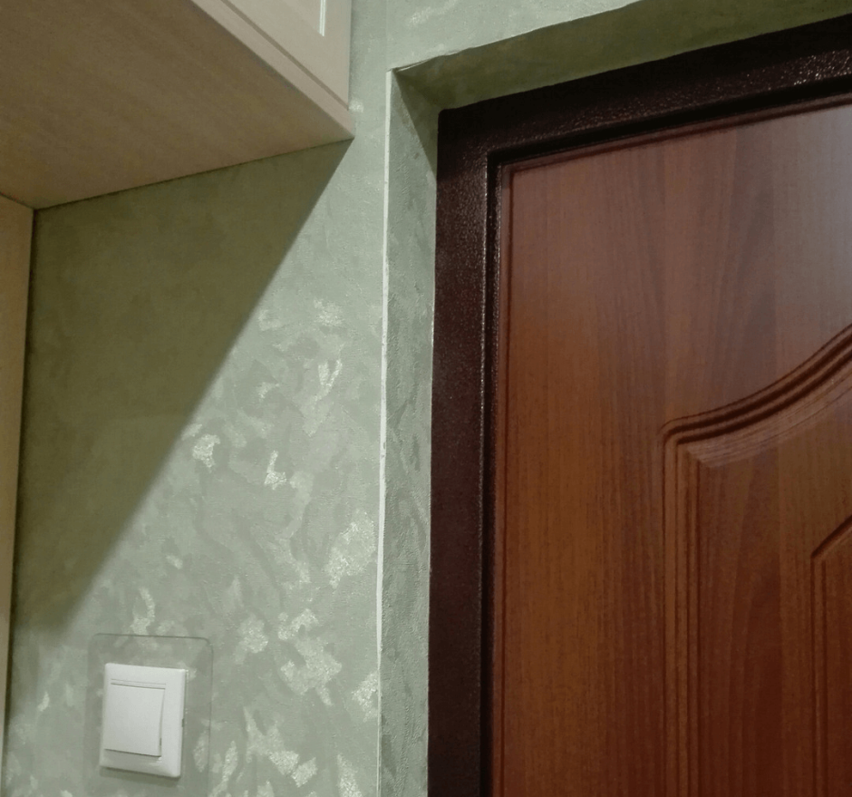 Отделка откосов дверных проемов