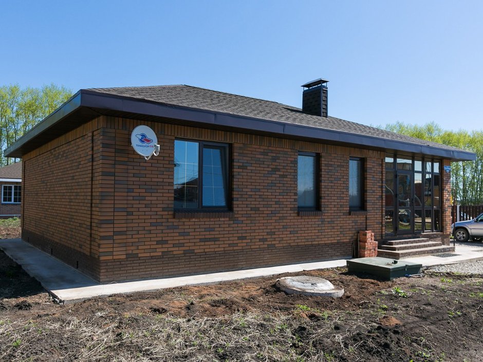 Одноэтажныйдом бовврская кладка