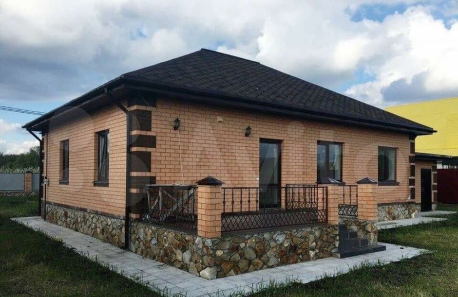 Дом из кирпича одноэтажный 80 кв м