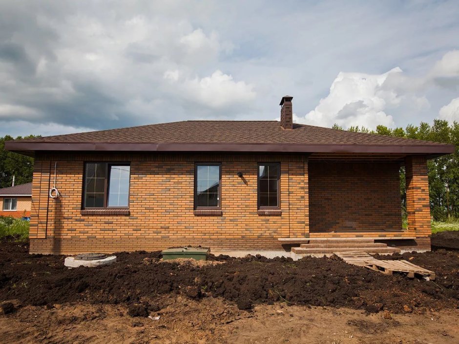 Баварская кладка Браер одноэтажных домов