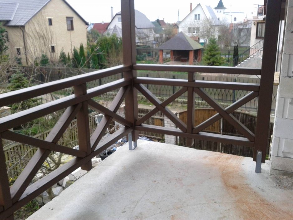 Заборчик для террасы деревянные