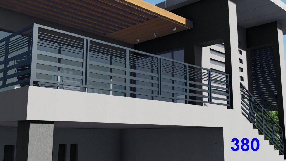 Балконные ограждения из дерева