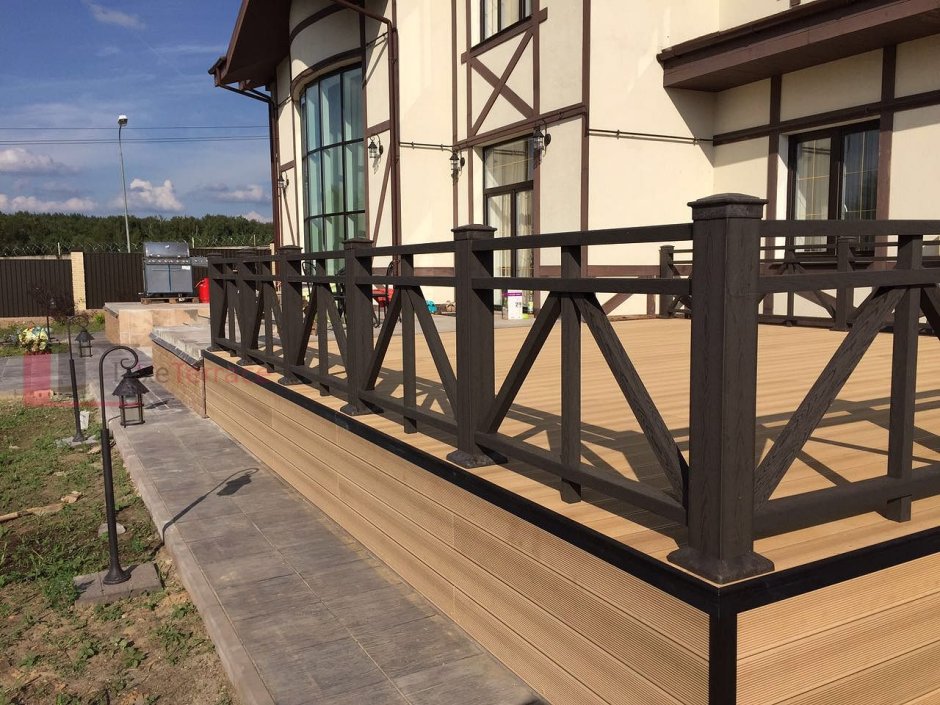 Ограждение веранды