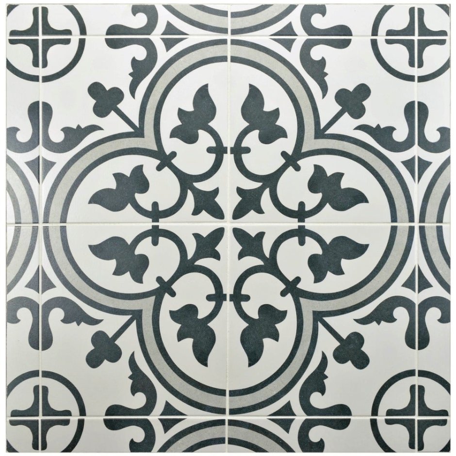 Напольная плитка с орнаментом