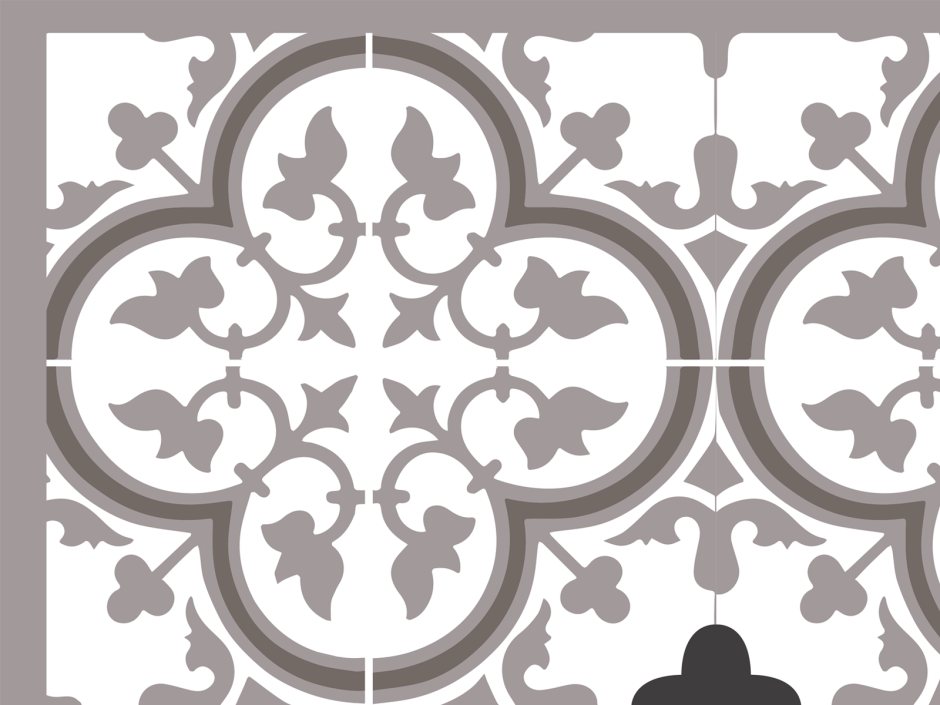 Керамическая плитка Navarti Kerlife Hydraulic William Ocean 45x45