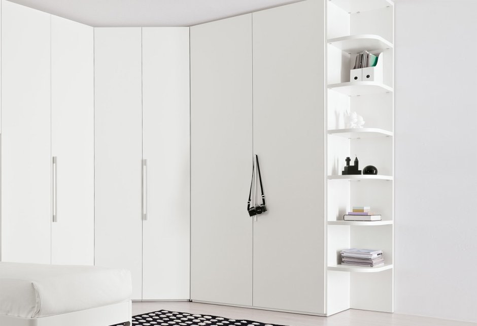 Угловой шкаф икеа белый