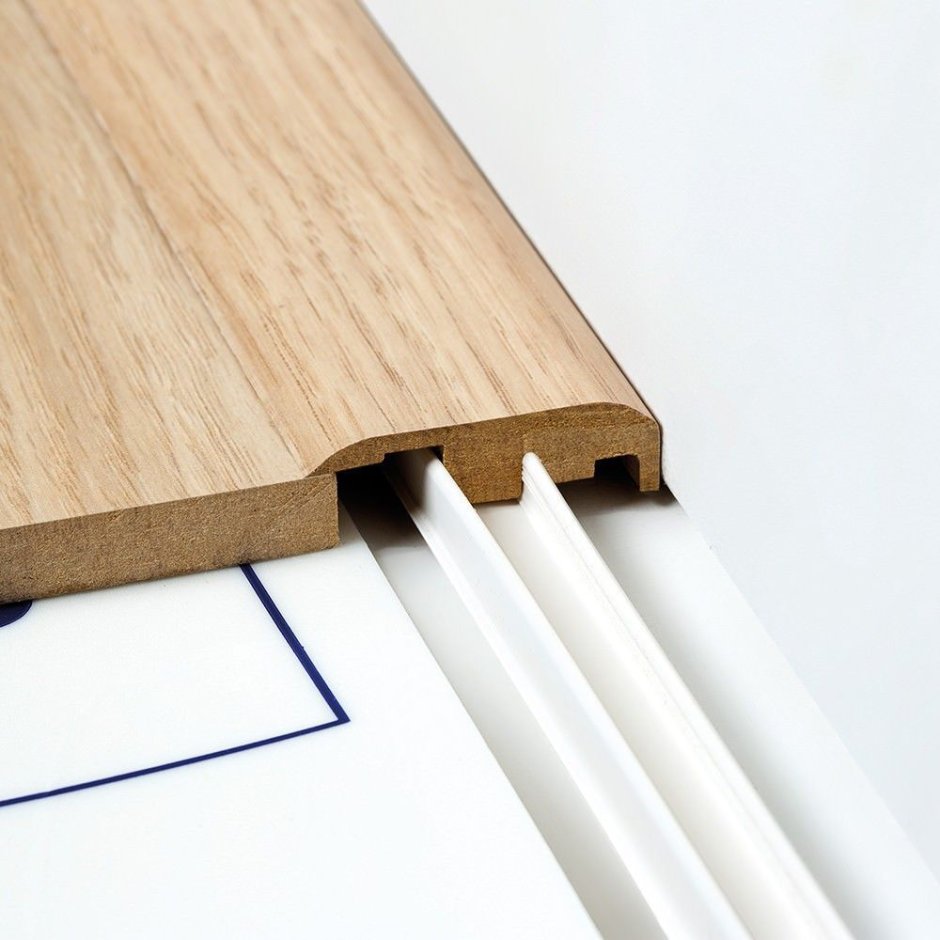 Порог одноуровневый (стык) Artens скрытый 100х900 мм цвет дуб