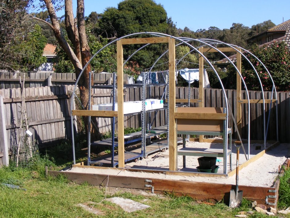 Беседка из труб ПВХ