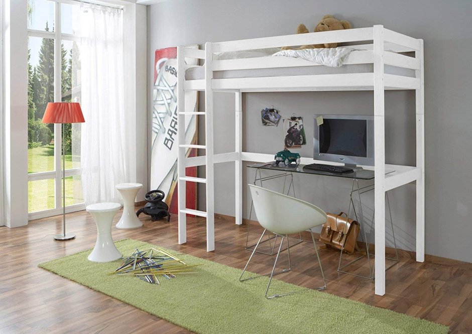 Двуспальная кровать чердак взрослая икеа