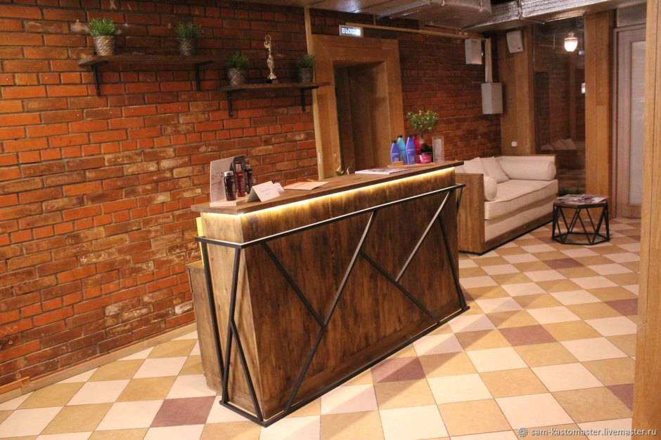 Барные стойки из поддонов