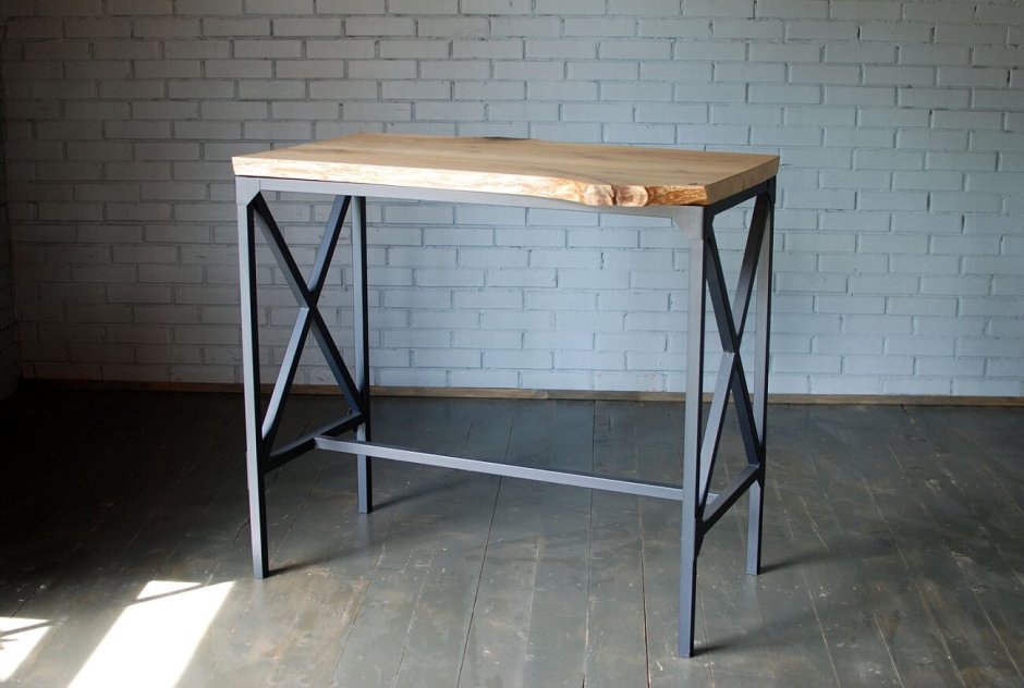 Ресепшен в стиле лофт для салона красоты