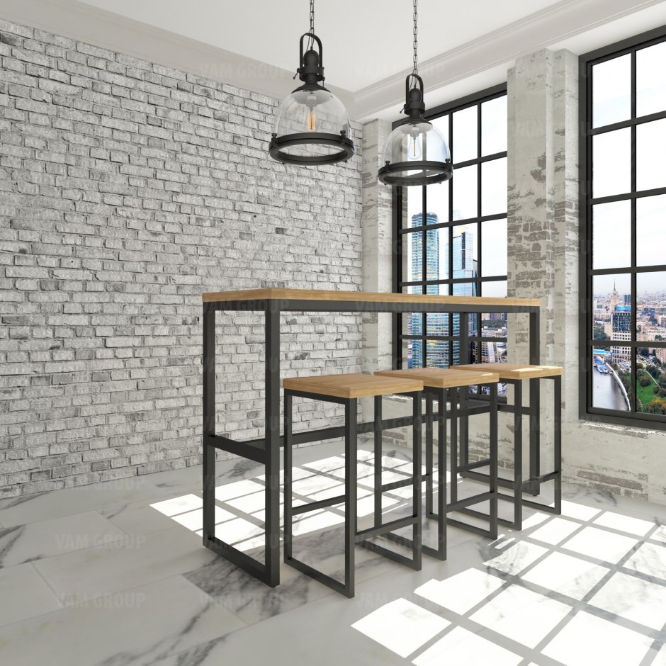 Стол лофт 1500