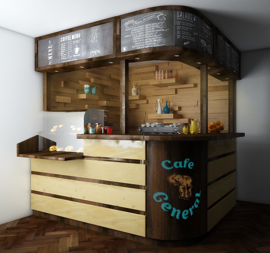 Металлический каркас для барной стойки