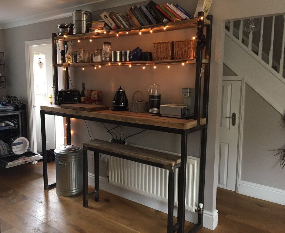 Барный стол из профильной трубы