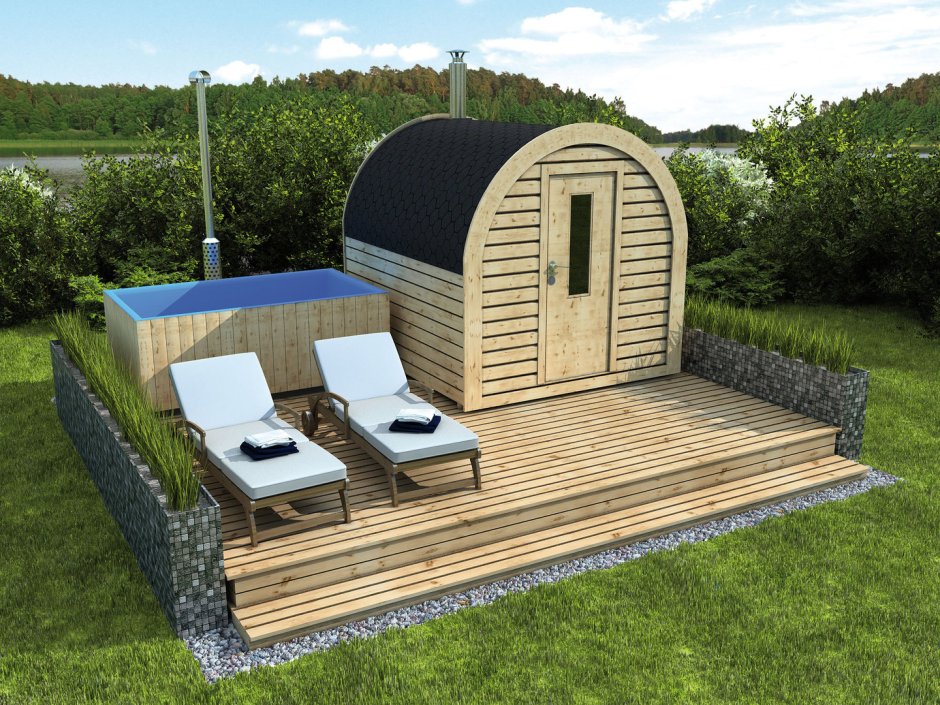 Модульная баня Хотбокс 1