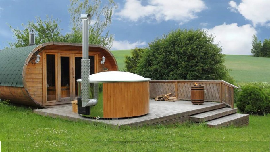 Квадро баня с купелью