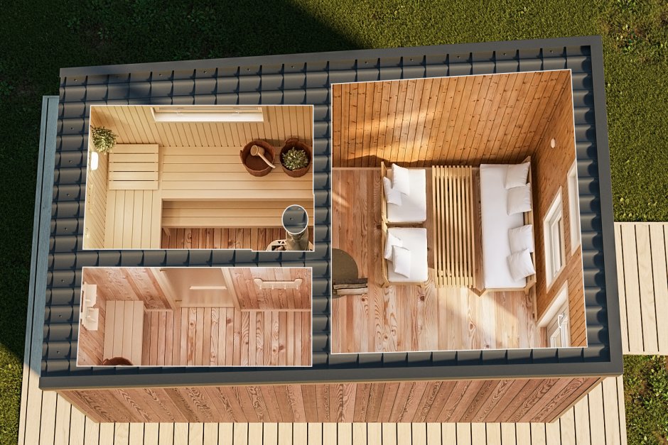 Модульная баня Кедровый рай