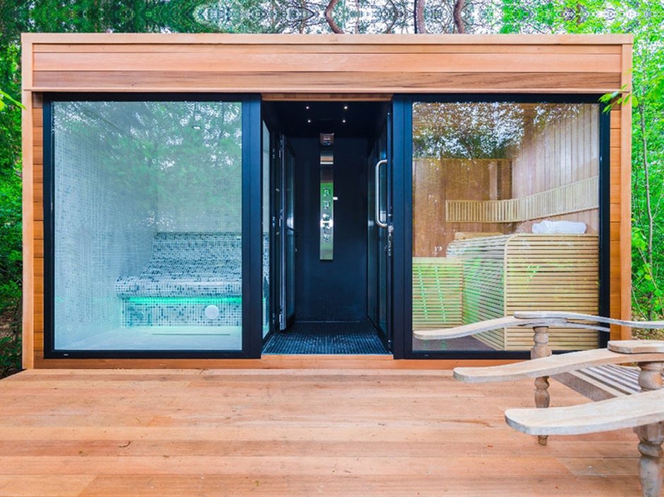 Баня-бочка снизу щели