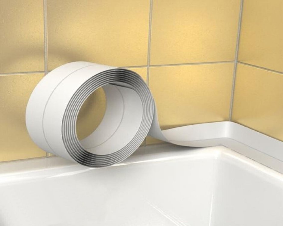 Лента-бордюр для раковин и ванн "Алмаз" 30*30мм 3,25м белая