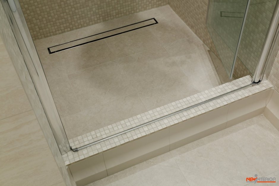 Bajo 1000 мм душевой трап. Хром техничка