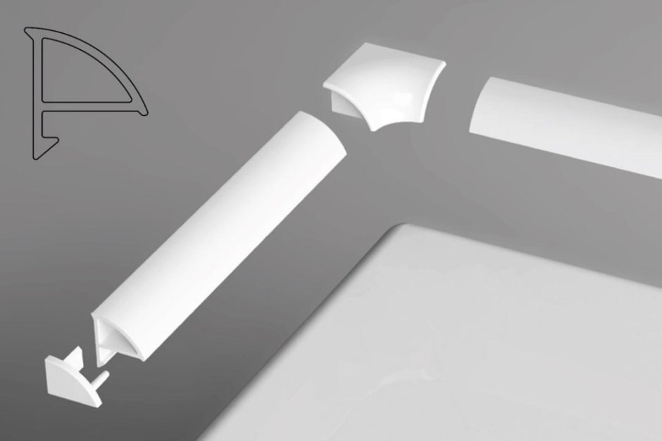 Декоративная планка Ravak 11 2000 xb462000001 белая