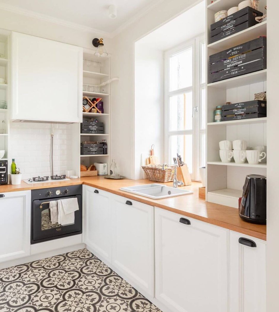 Кухня буквой п с барной стойкой