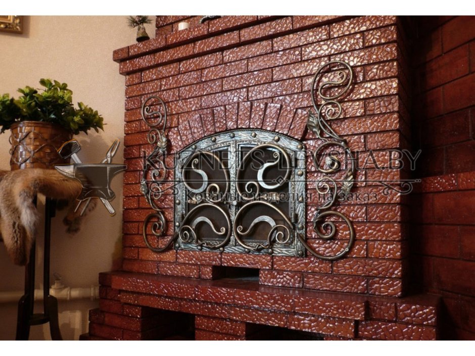 Кованый камин