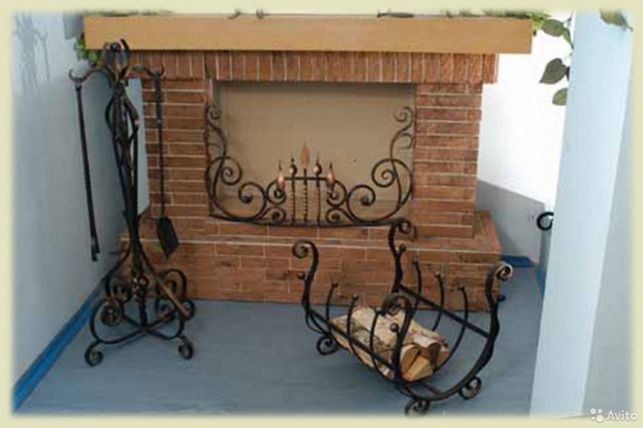 Решетка для камина на прозрачном фоне