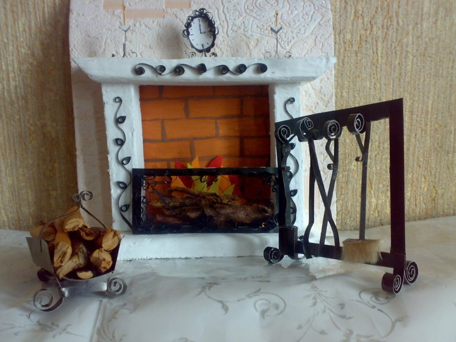 Кованый декор для камина