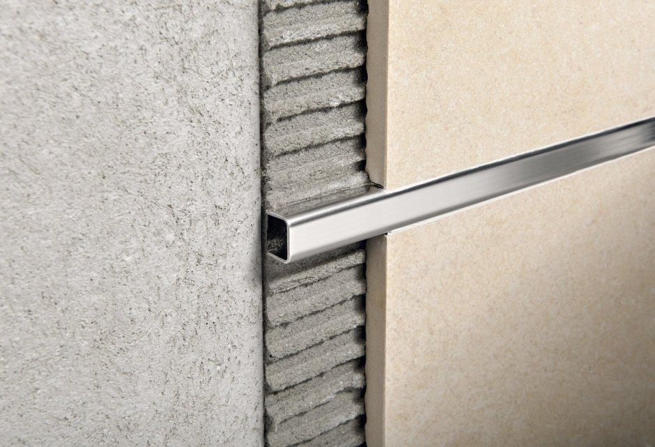 Торцевой отделочный профиль profilstar PROJOLLY Square 10 PJQACSB 10, H=10мм