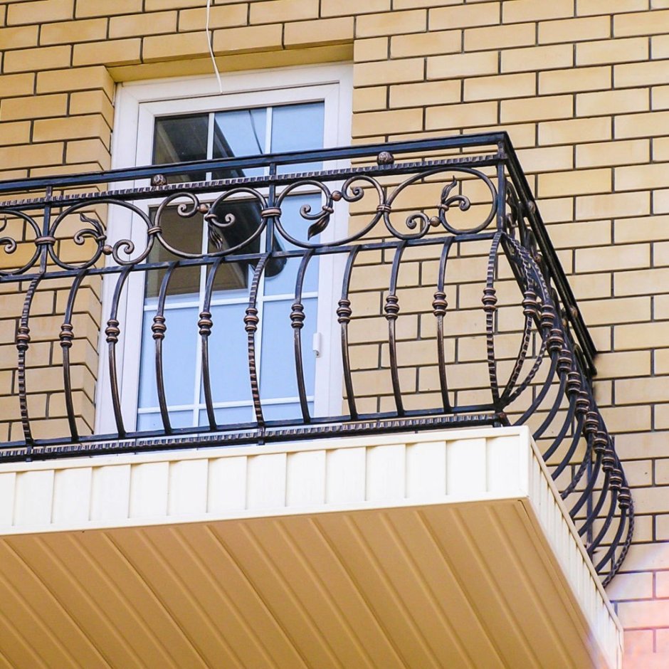 Ограждение террасы из металла
