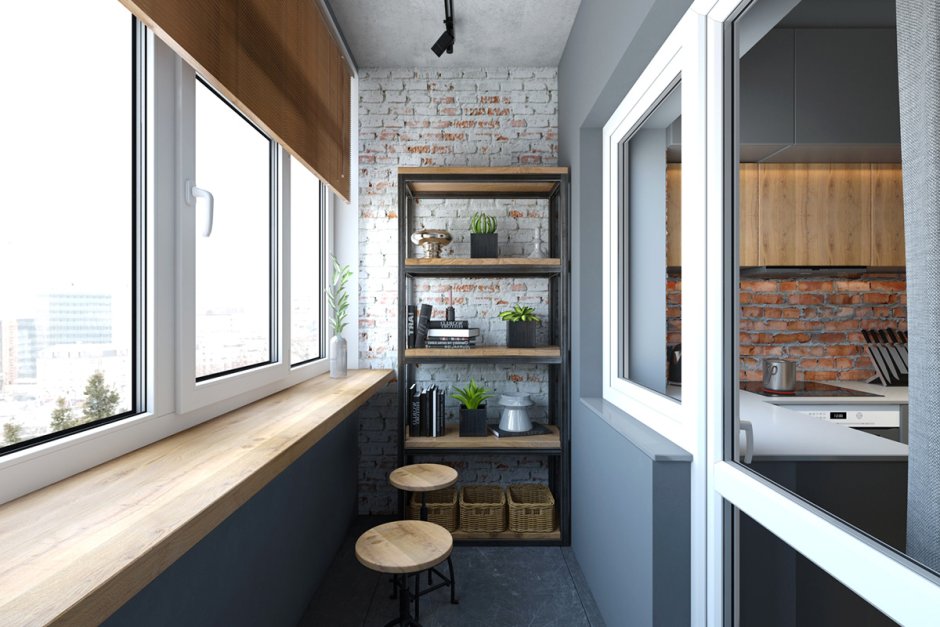 Полубалкон полулоджия