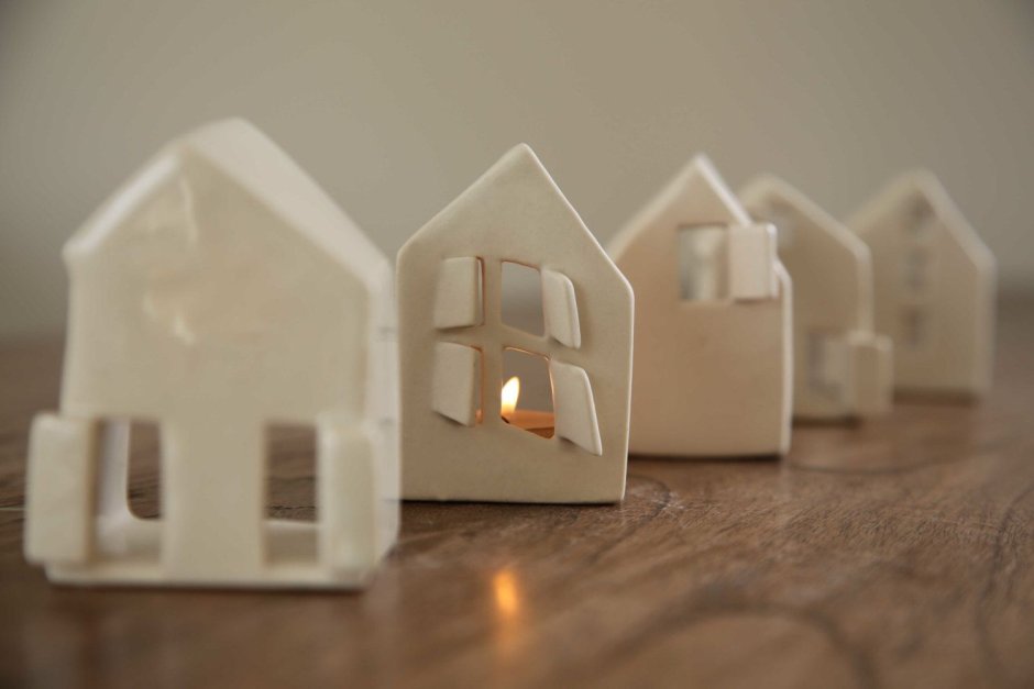 Подсвечник-домик высокий "Christmas Delight"