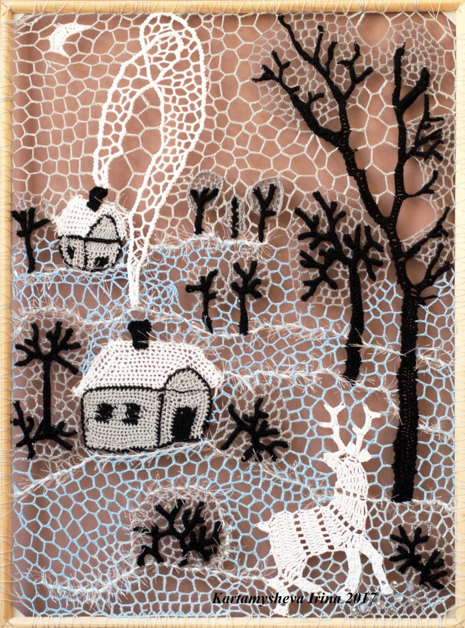 Вязаные куклы Бонни бабочка