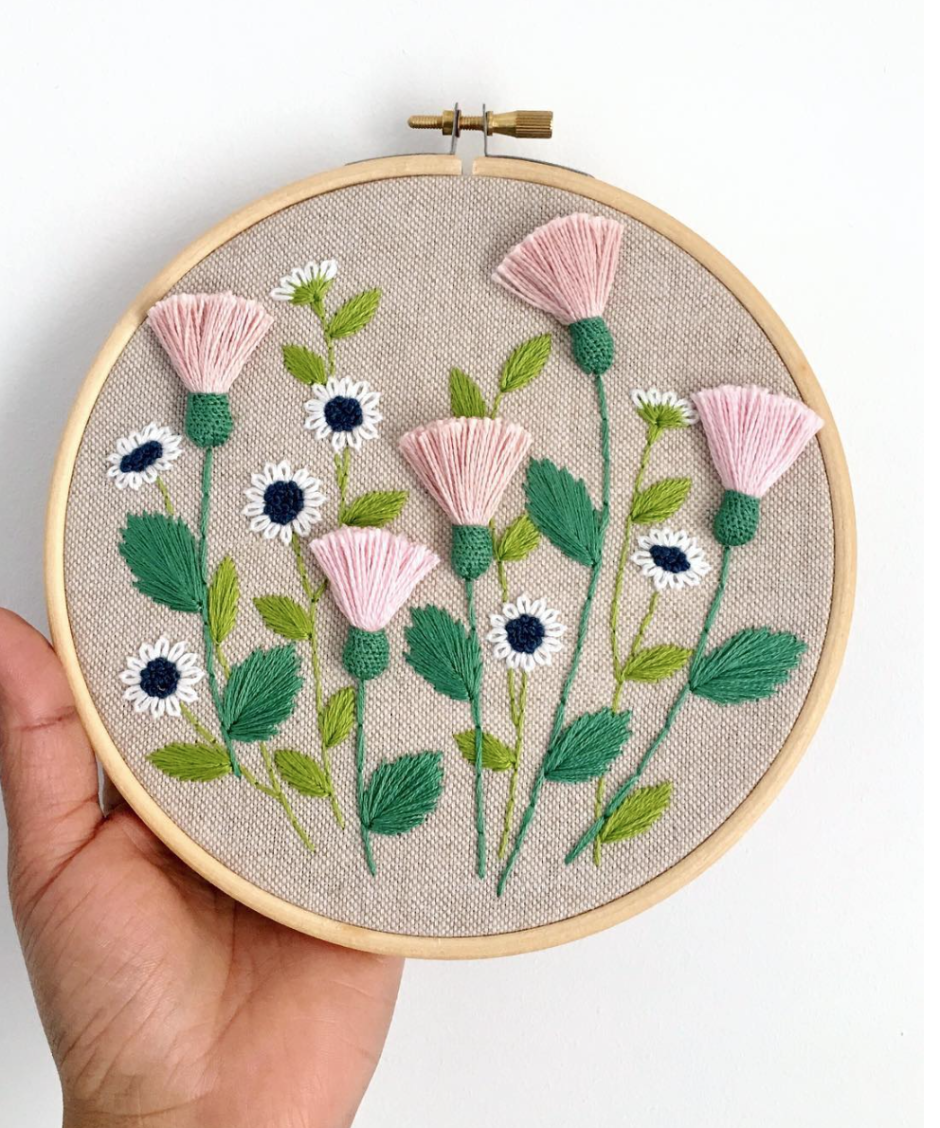 Вязаное панно в детскую комнату