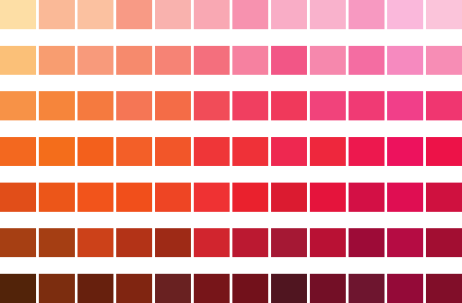 Осенние сочетания цветов