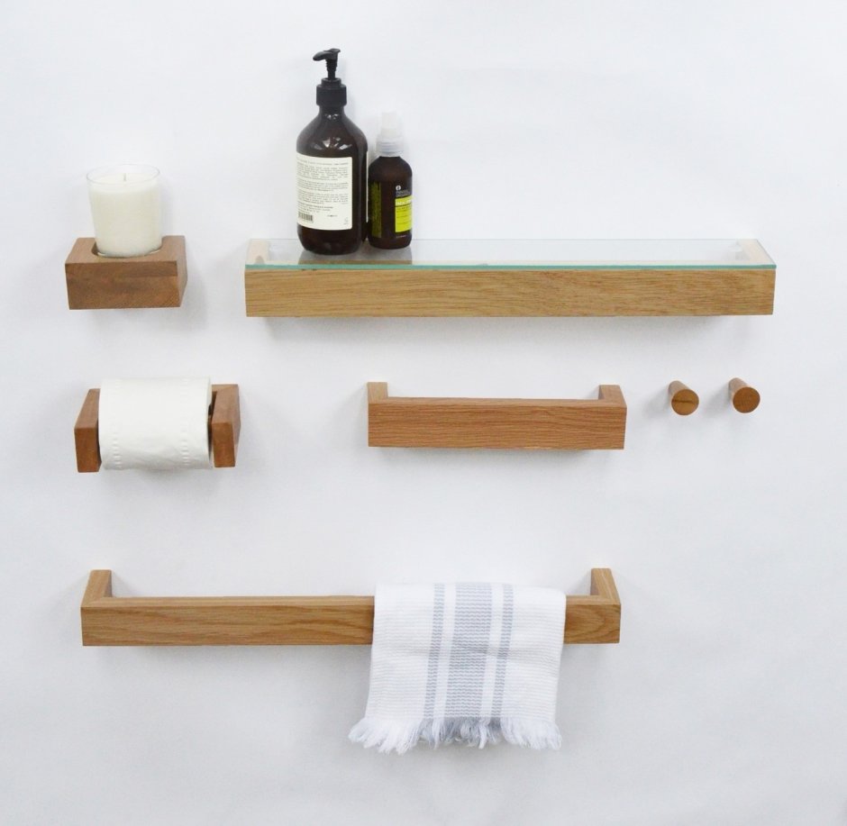 Полка для полотенец в ванную