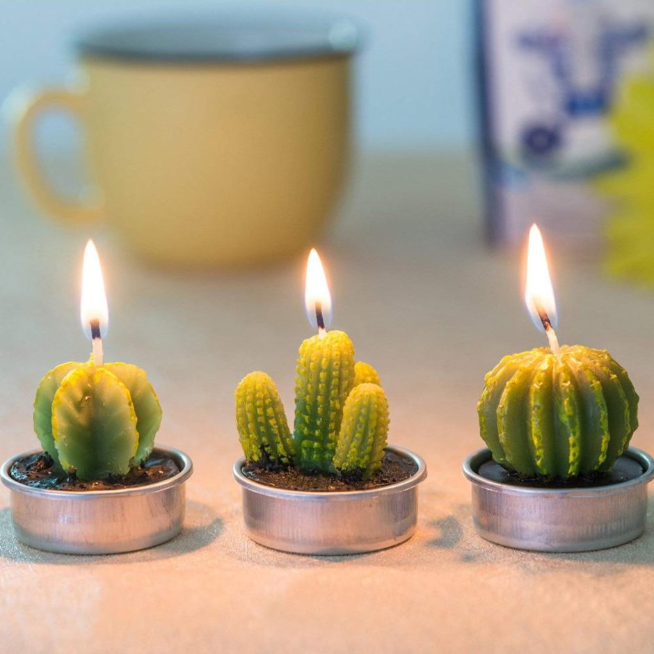 Необычные декоративные свечи