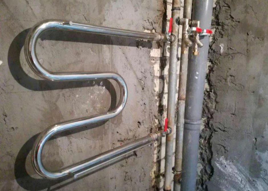 Полотенцесушитель крепление