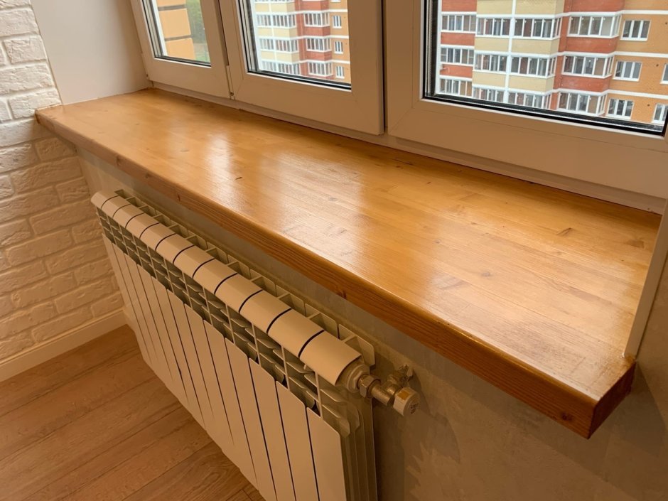 Монтаж подоконника