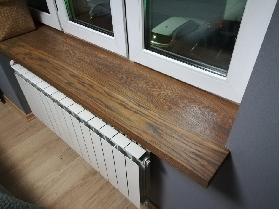Подоконник из дерева