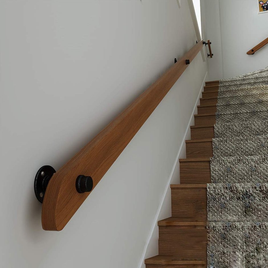 Перила для лестницы из дерева