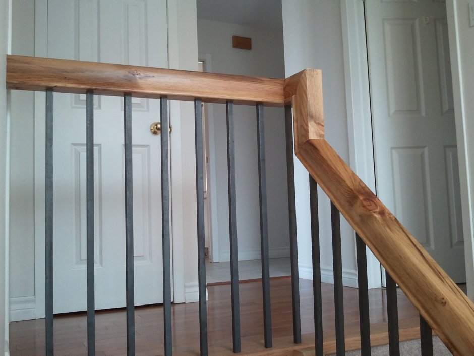 Ограждения лестницы в доме