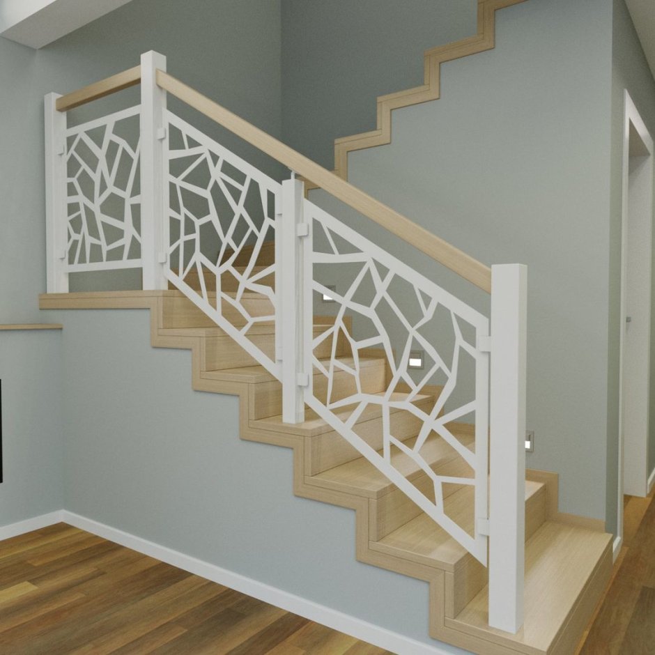 Балясины сбоку тетивы