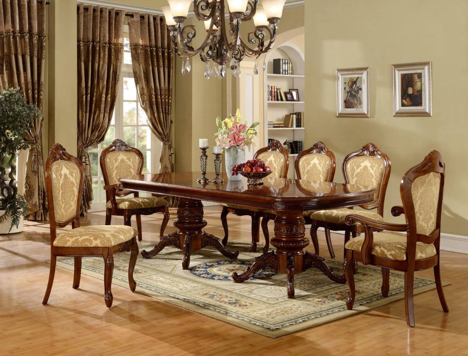 Столовая группа для гостиной классика