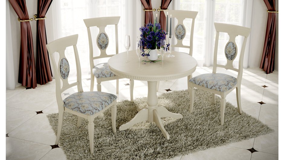 Стол Орландо слоновая кость