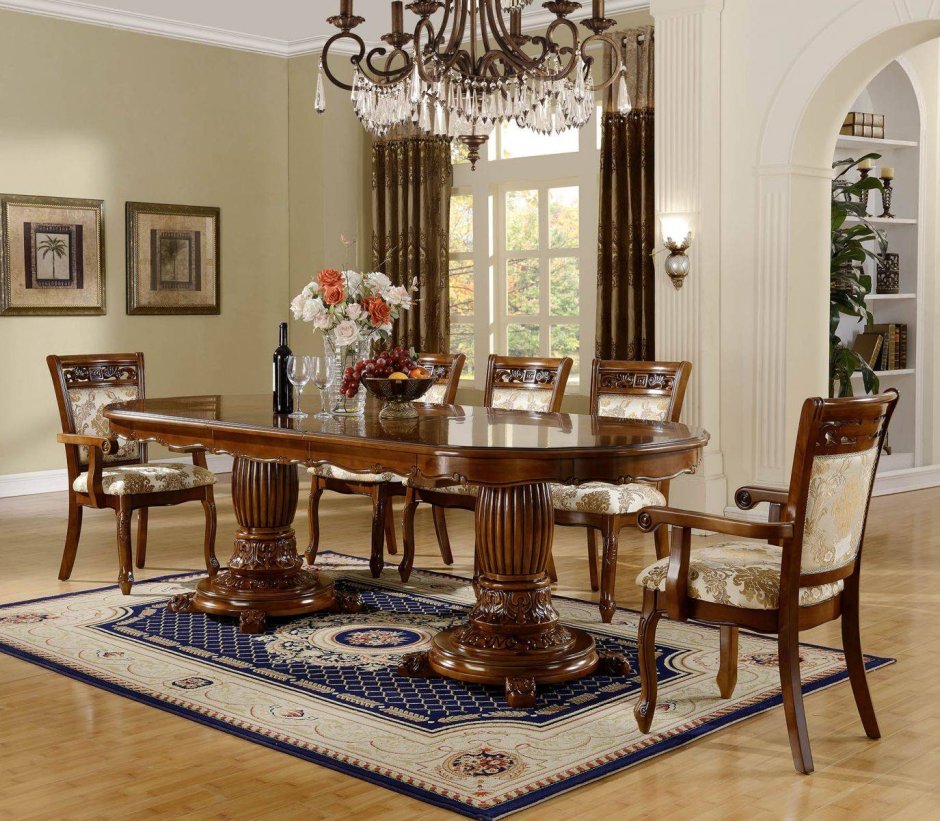 Столы большие для гостиной столовой