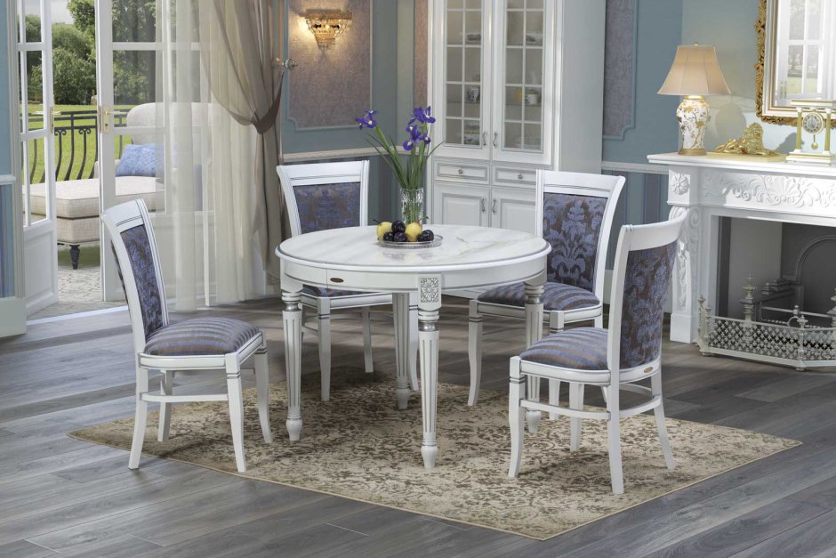 Обеденная группа цвет Скалли Бьянко