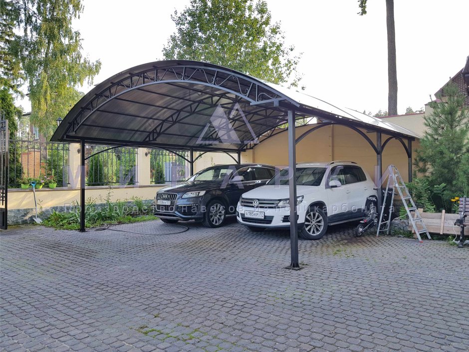 Навес для двух авто