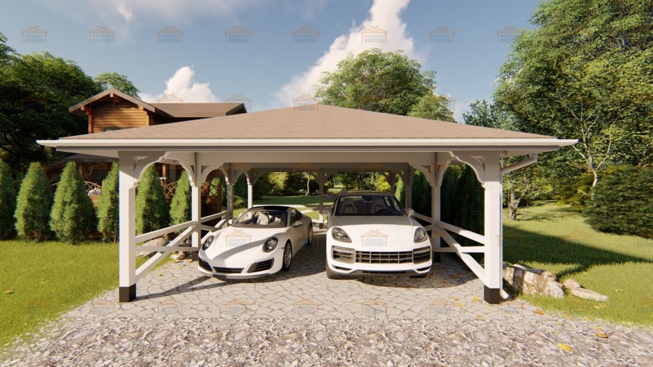 Навес для машины